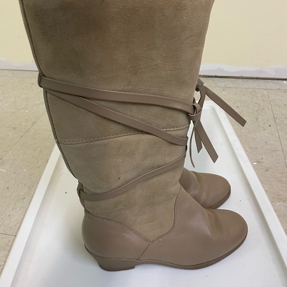 Vintage 1970s perfect condition Morlands Suede Boot made in England US size 6.5 - Picture 3 of 6